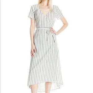 Billabong Striped Wrap Dress